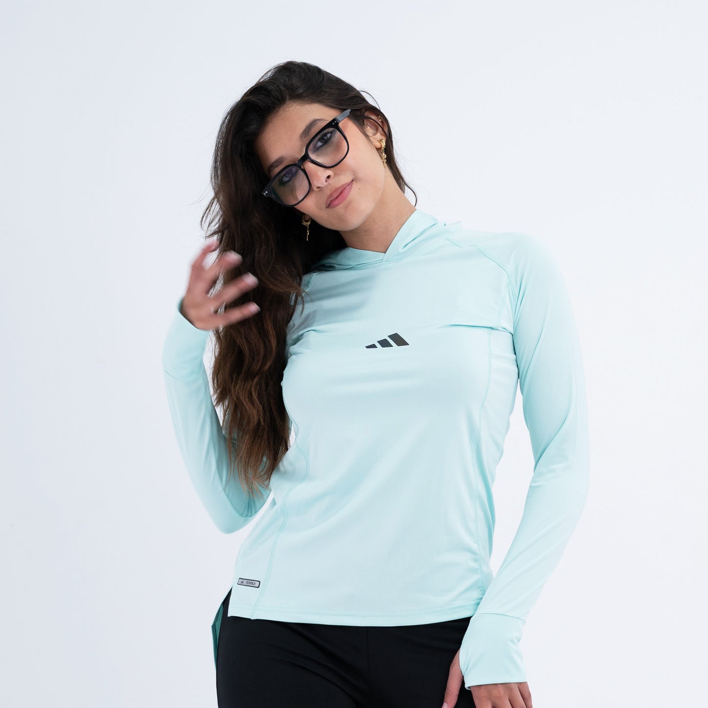 hooded long back dri-fit