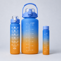 Bottles 3-in-1 shaker set Blue Orange - complete set