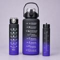 Bottles 3-in-1 shaker set Black Purple - complete set