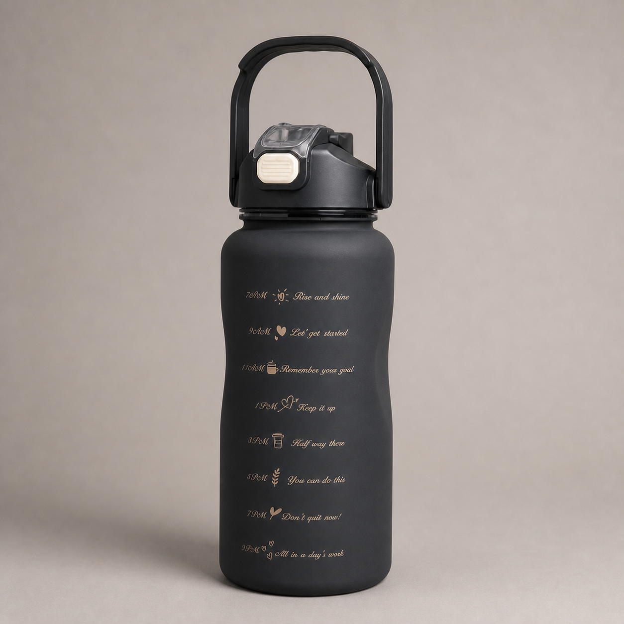 Bottles 3-in-1 black shaker set - 2000ml bottle