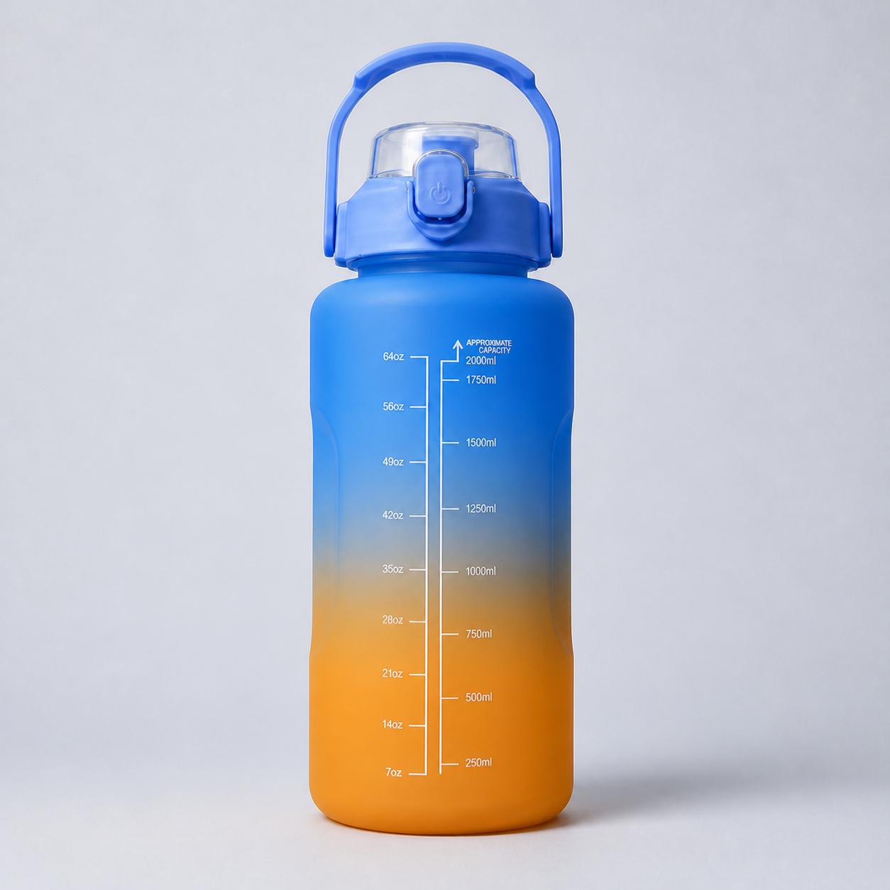 Bottles 3-in-1 shaker set Blue Orange - 2000ml bottle