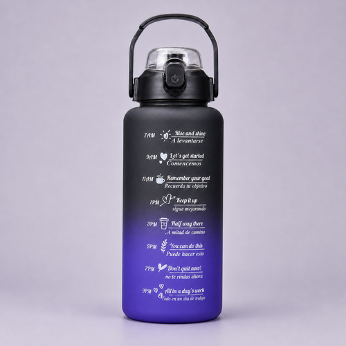 Bottles 3-in-1 shaker set Black Purple - 2000ml bottle