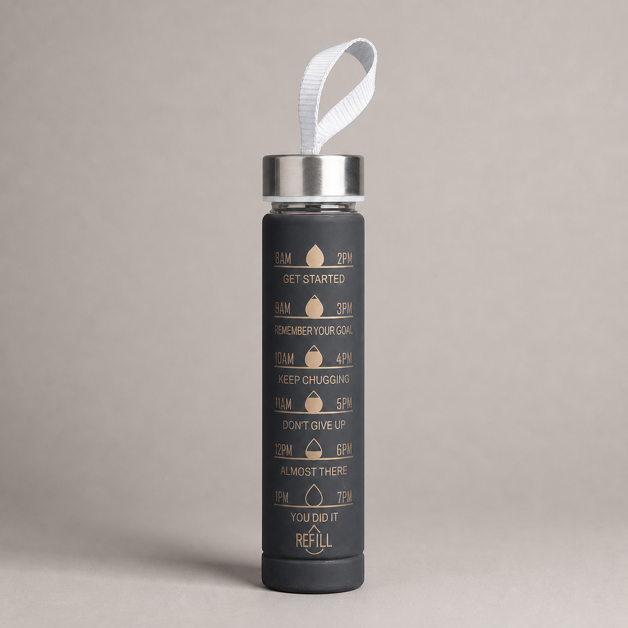 Bottles 3-in-1 black shaker set - 280ml bottle