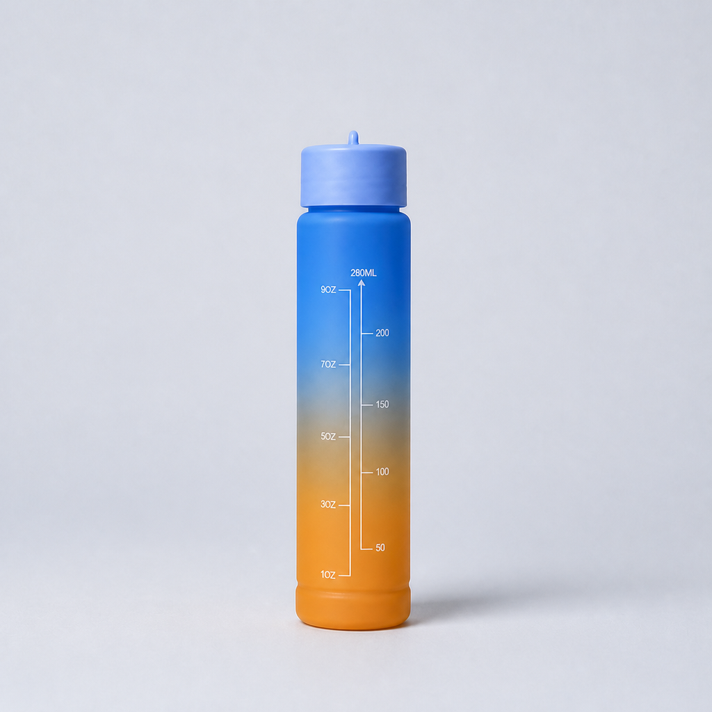 Bottles 3-in-1 shaker set Blue Orange - 280ml bottle