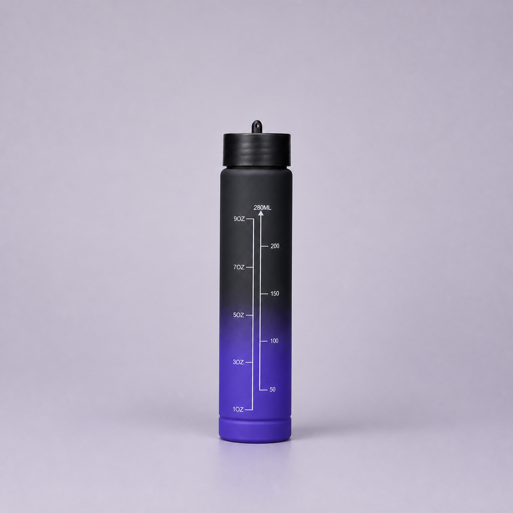 Bottles 3-in-1 shaker set Black Purple - 280ml bottle