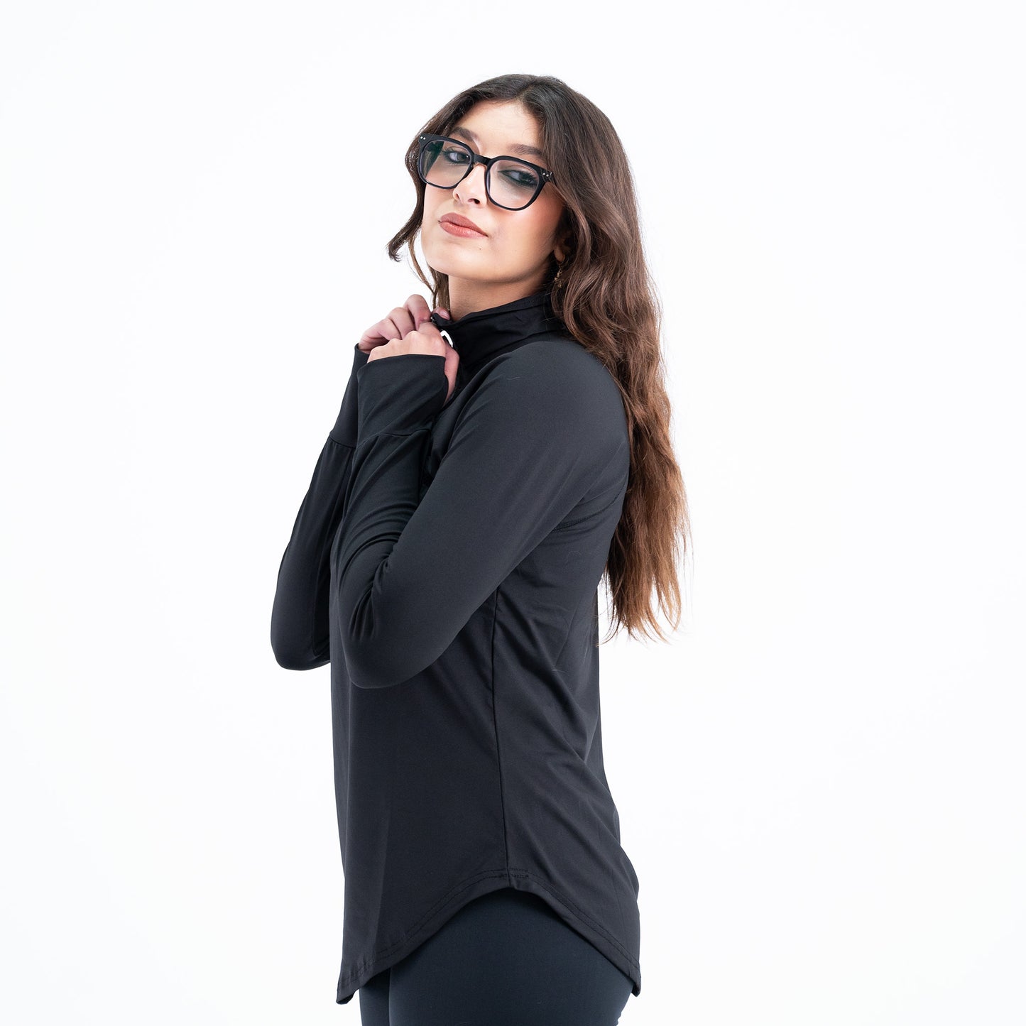 quarter zipper long sleeve dri-fit