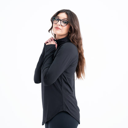 quarter zipper long sleeve dri-fit