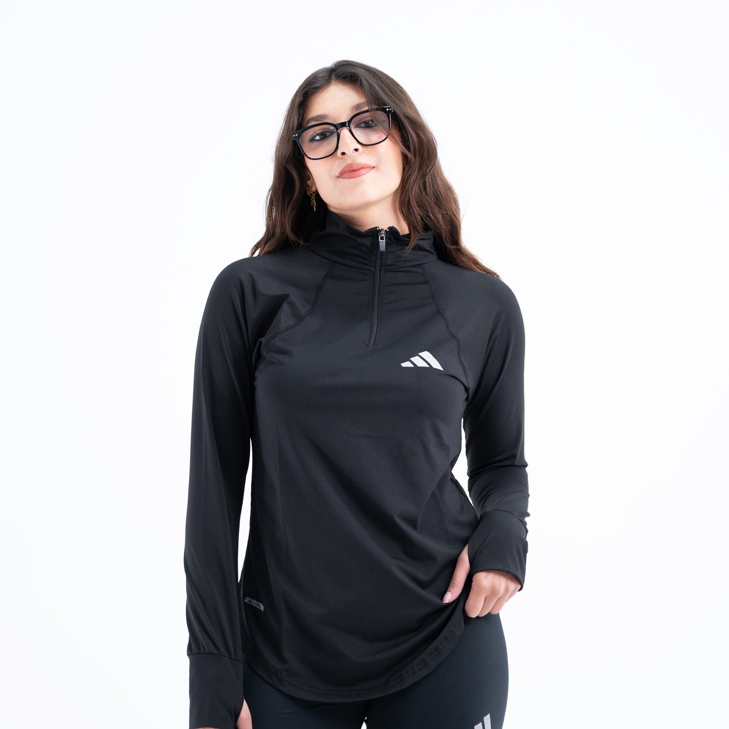 quarter zipper long sleeve dri-fit