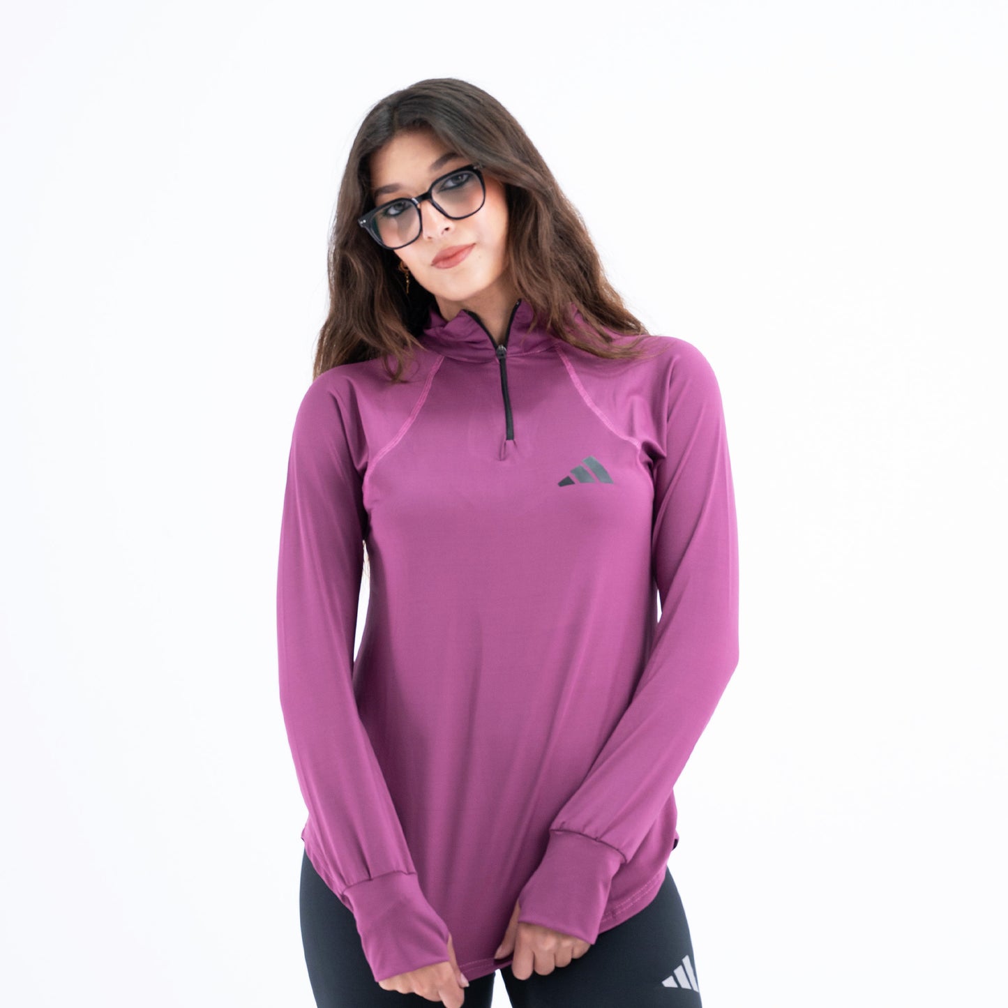 quarter zipper long sleeve dri-fit