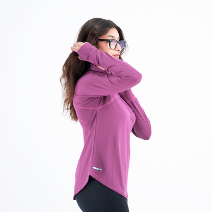 quarter zipper long sleeve dri-fit