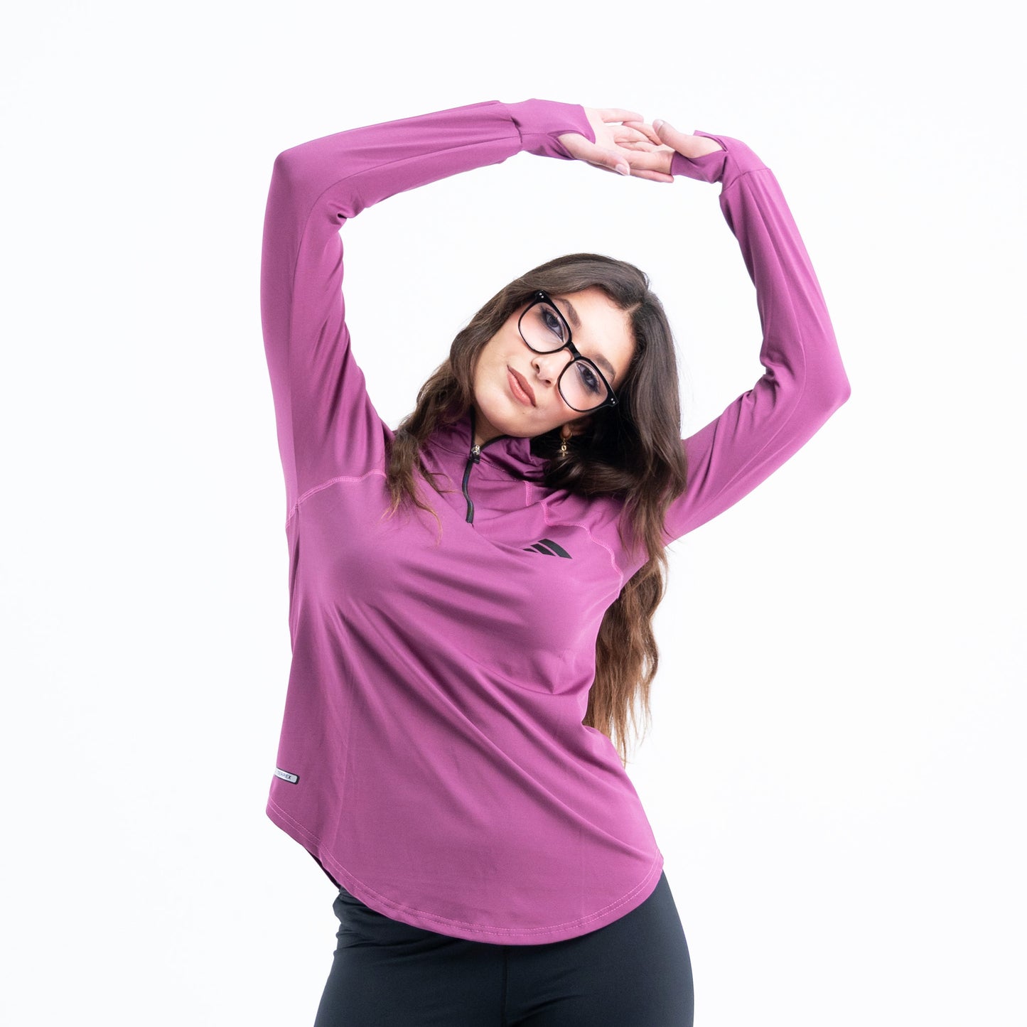 quarter zipper long sleeve dri-fit
