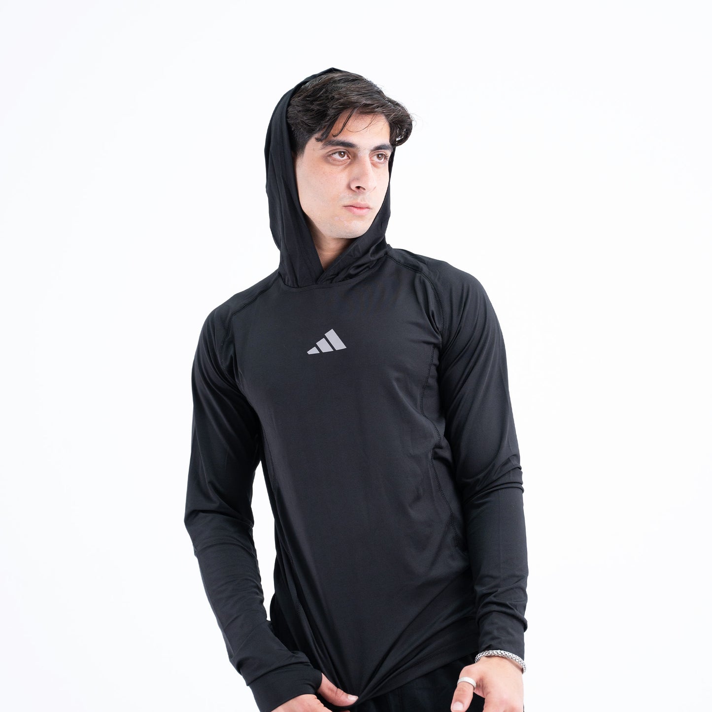 hooded long sleeve dri-fit