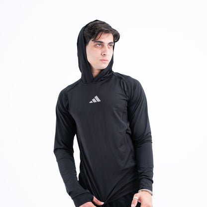 hooded long sleeve dri-fit