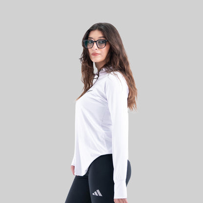 quarter zipper long sleeve dri-fit