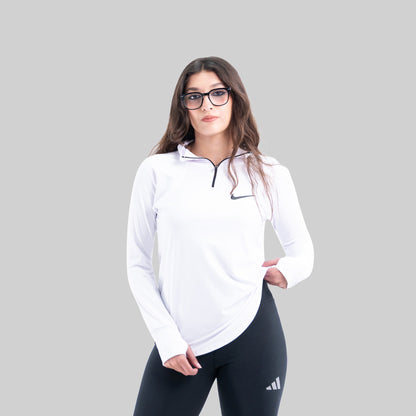 quarter zipper long sleeve dri-fit