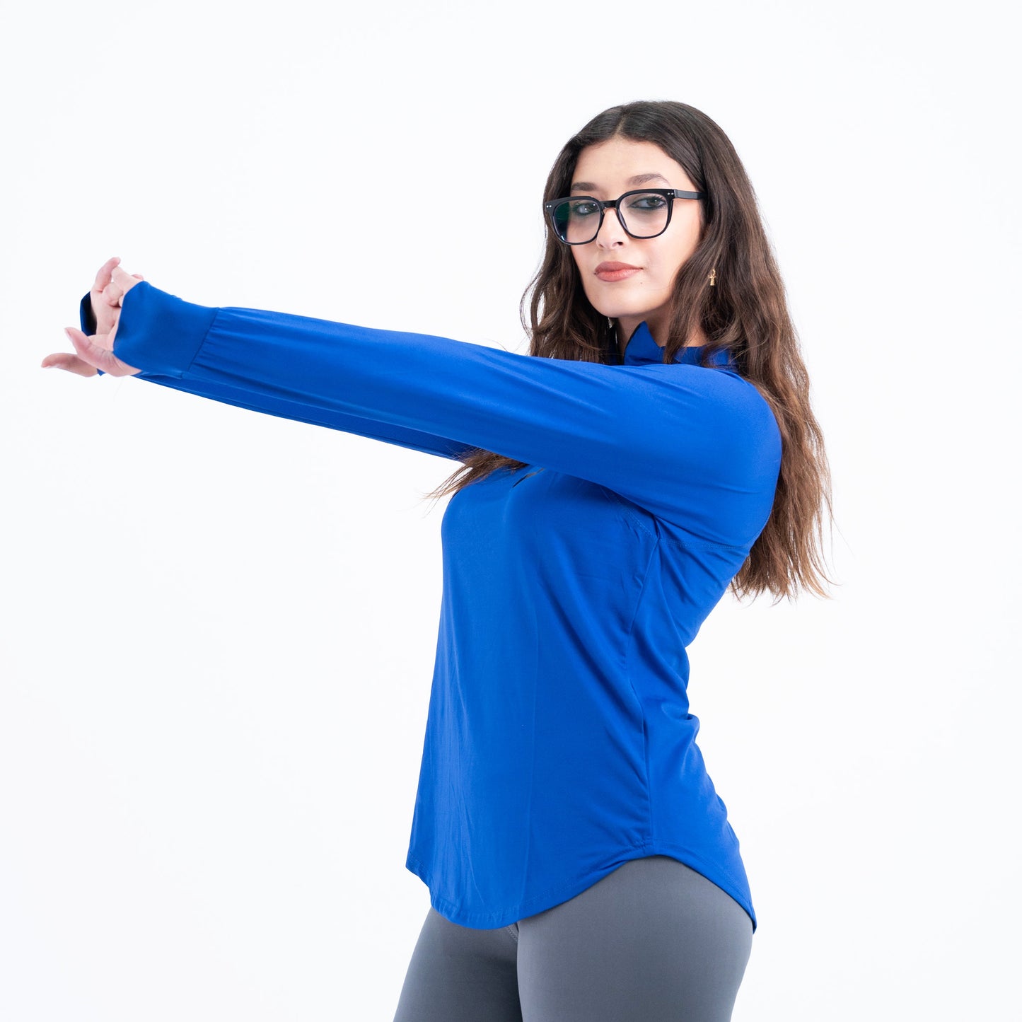 quarter zipper long sleeve dri-fit