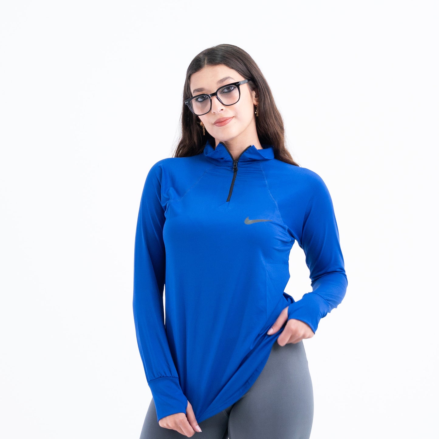 quarter zipper long sleeve dri-fit