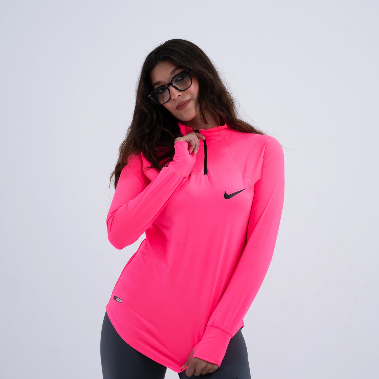 quarter zipper long sleeve dri-fit
