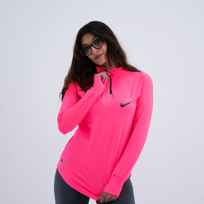 quarter zipper long sleeve dri-fit