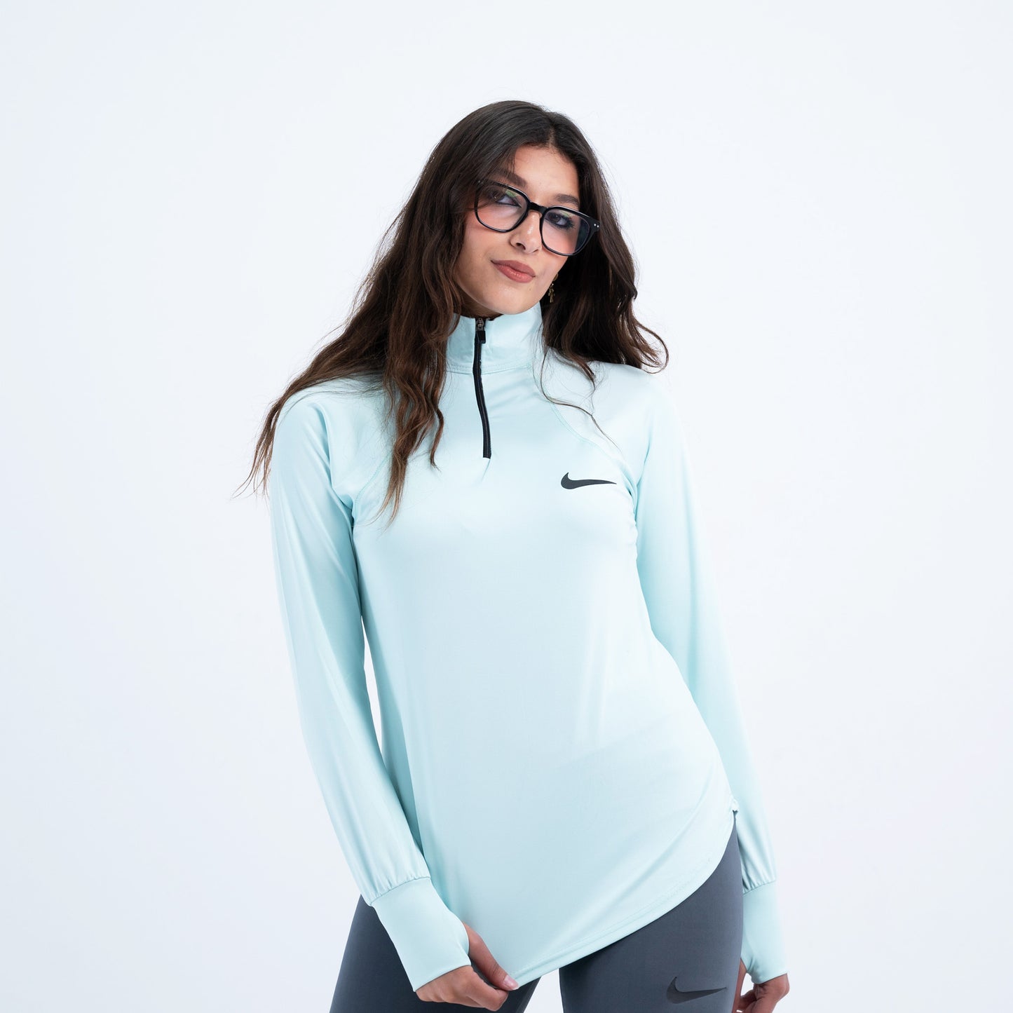 quarter zipper long sleeve dri-fit