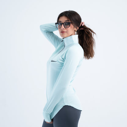 quarter zipper long sleeve dri-fit