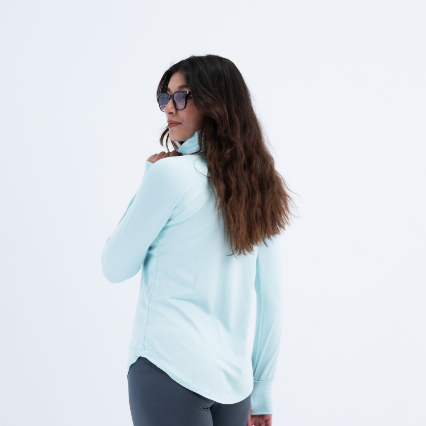 quarter zipper long sleeve dri-fit