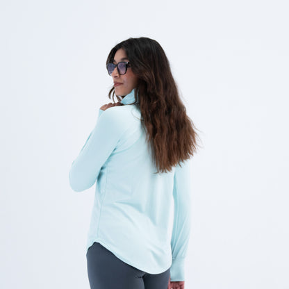 quarter zipper long sleeve dri-fit