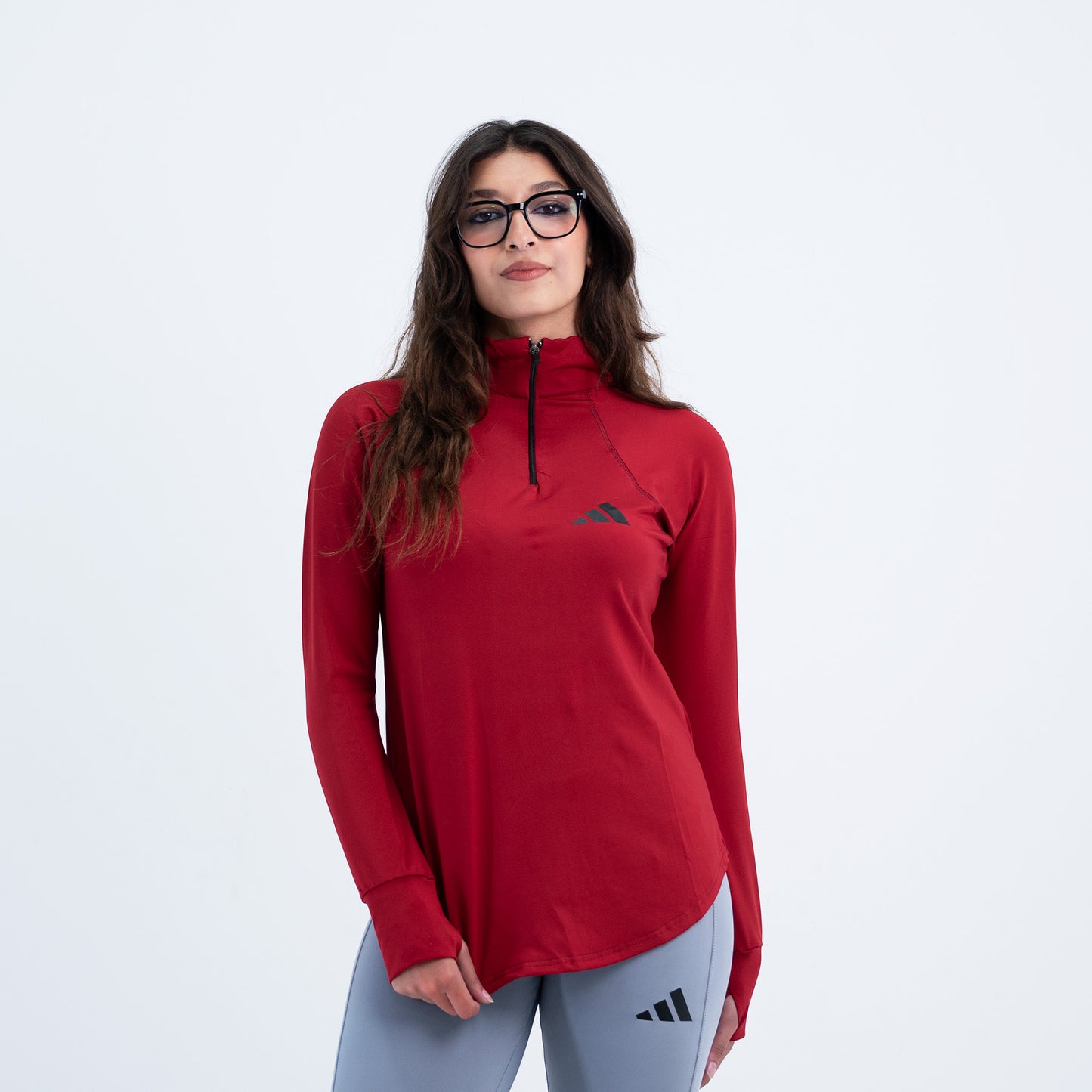 quarter zipper long sleeve dri-fit