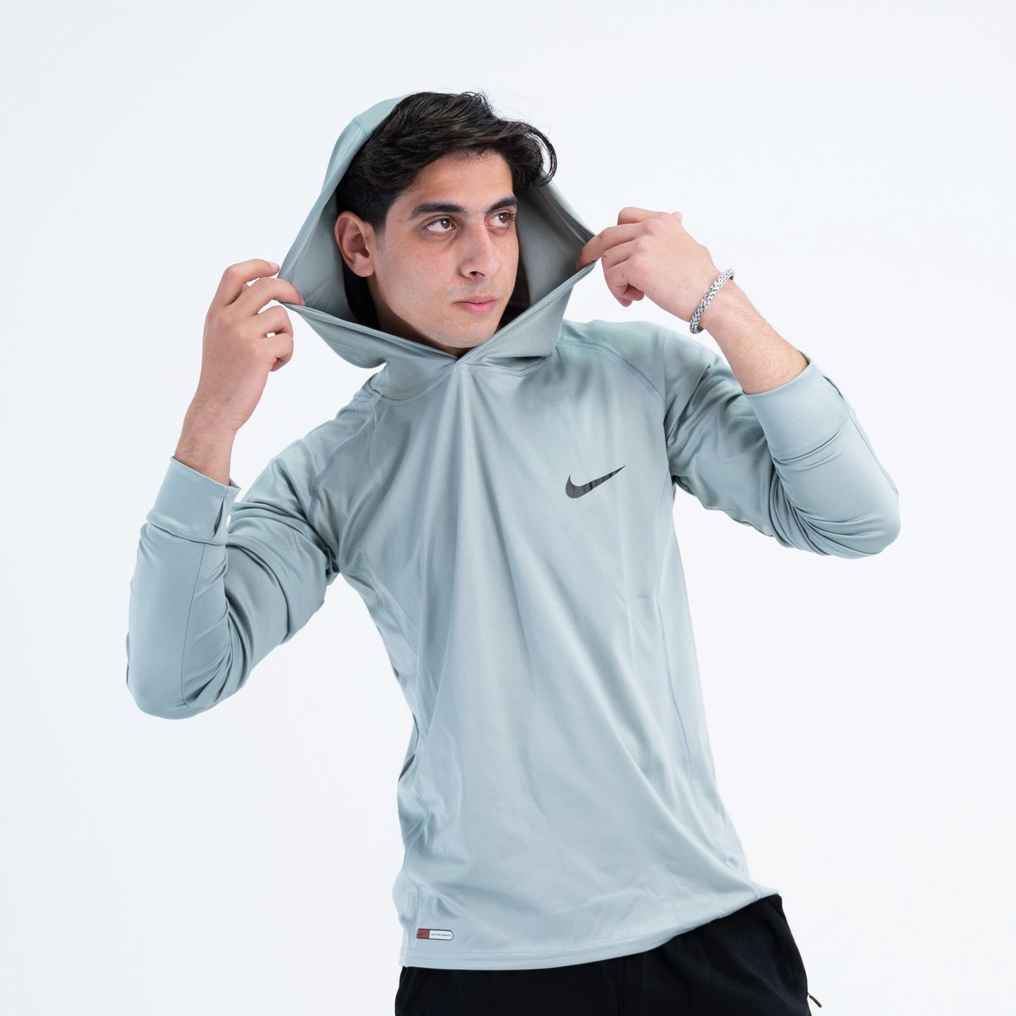 hooded long sleeve dri-fit