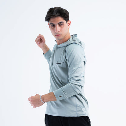 hooded long sleeve dri-fit