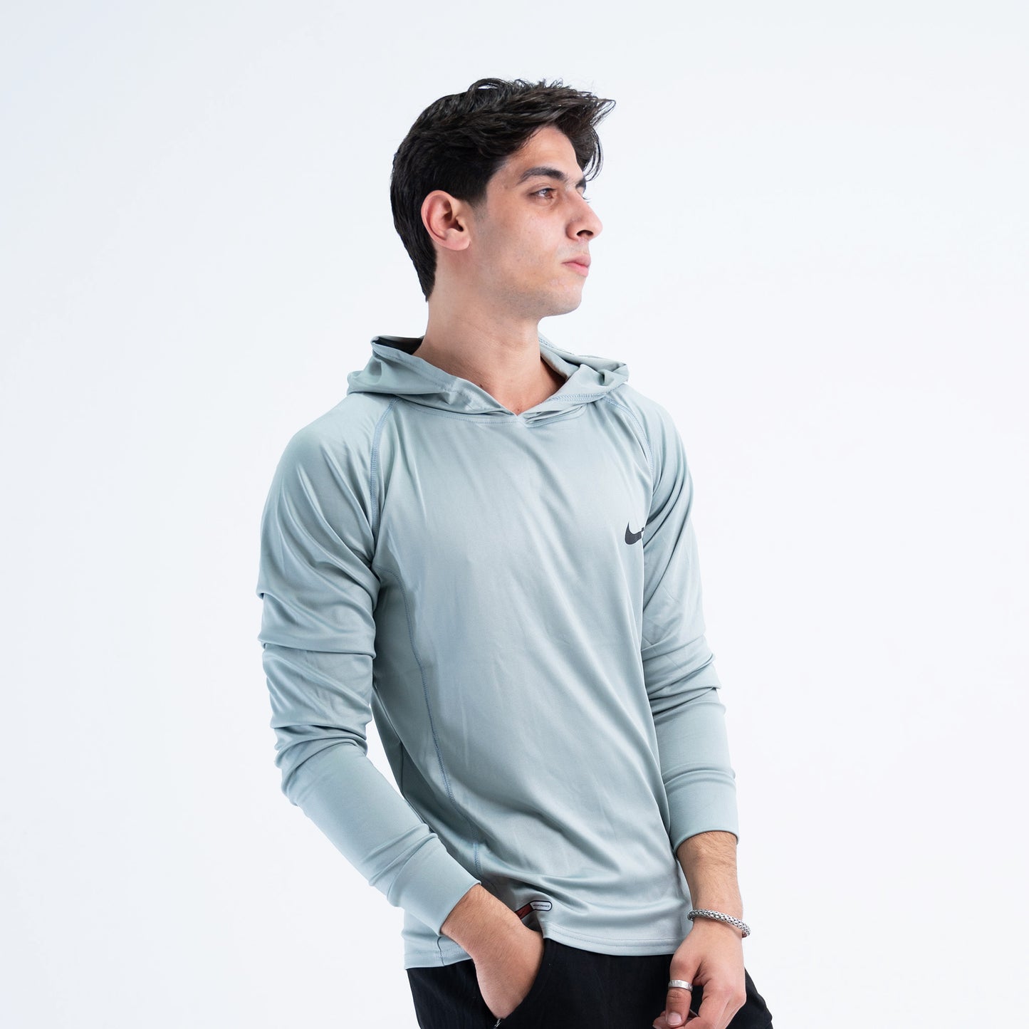 hooded long sleeve dri-fit