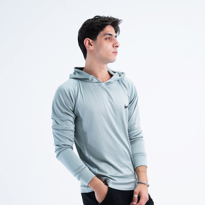 hooded long sleeve dri-fit