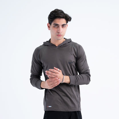 hooded long sleeve dri-fit