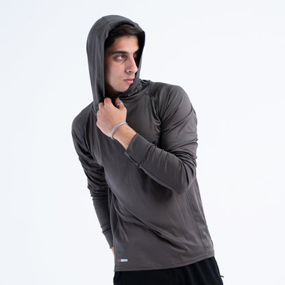 hooded long sleeve dri-fit