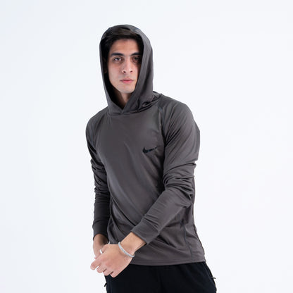 hooded long sleeve dri-fit