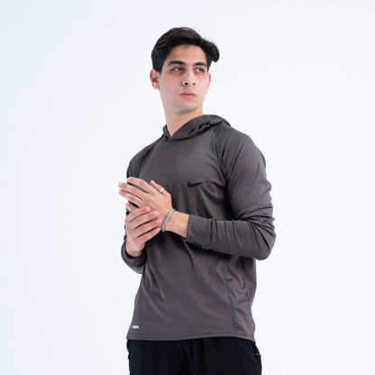 hooded long sleeve dri-fit