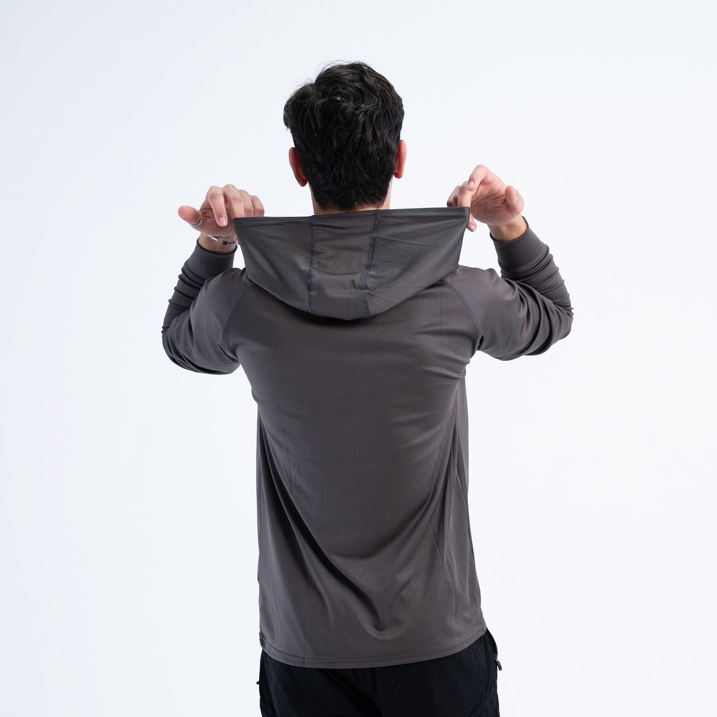 hooded long sleeve dri-fit