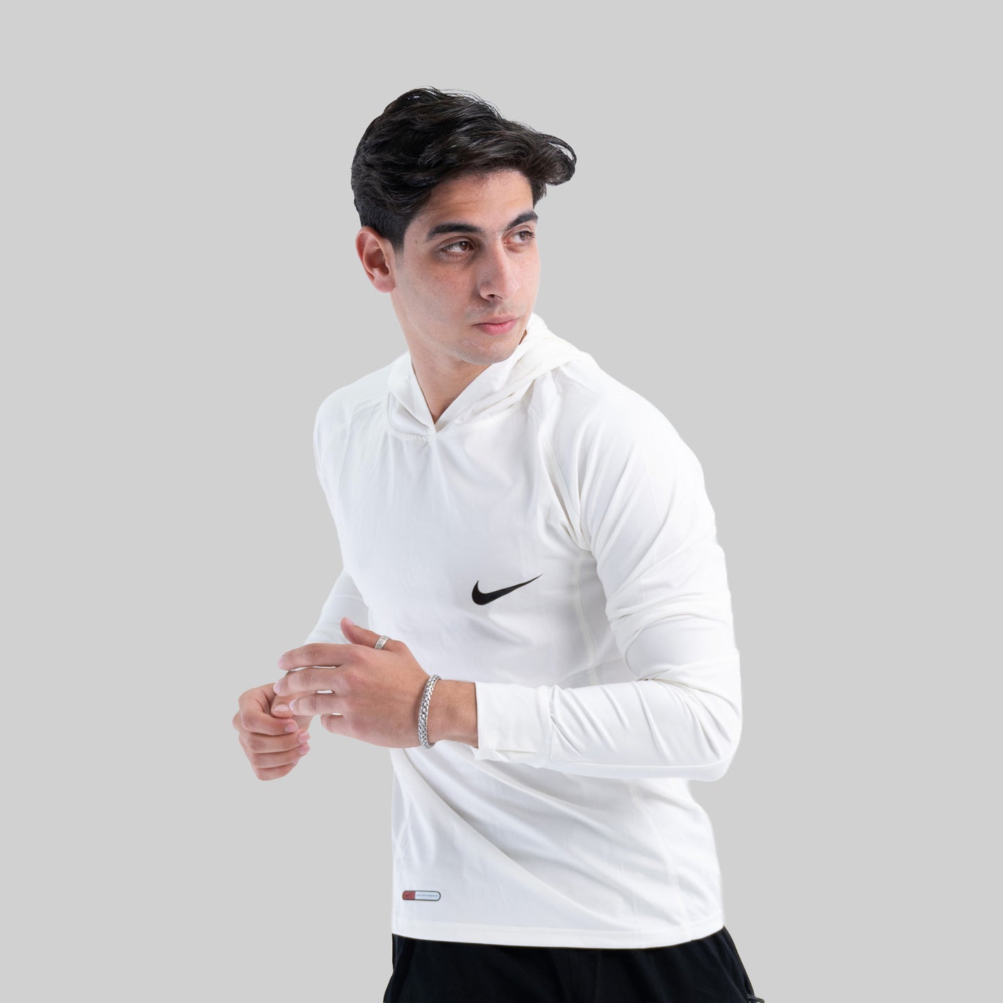 hooded long sleeve dri-fit