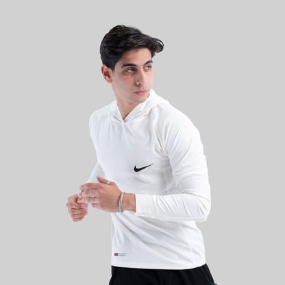 hooded long sleeve dri-fit