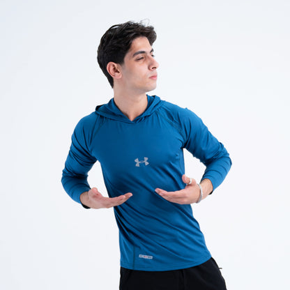 hooded long sleeve dri-fit