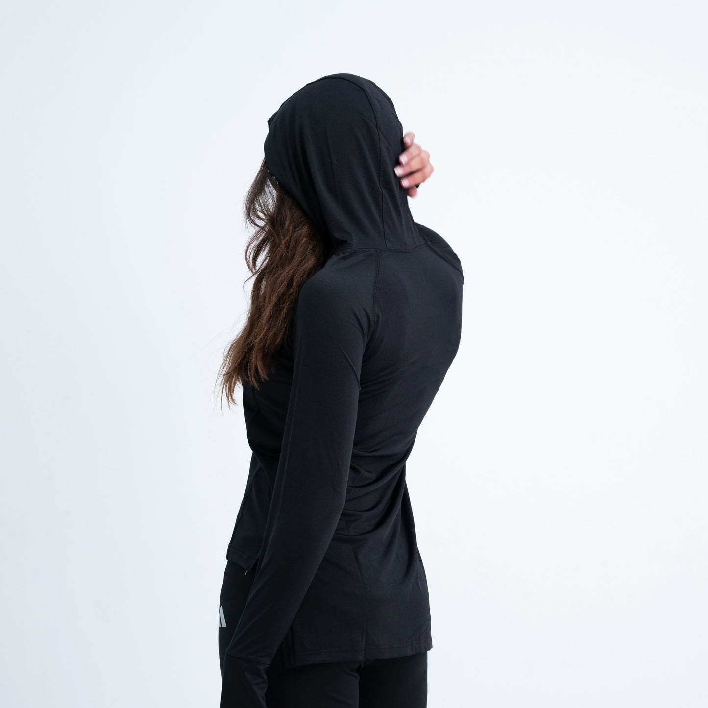 hooded long back dri-fit