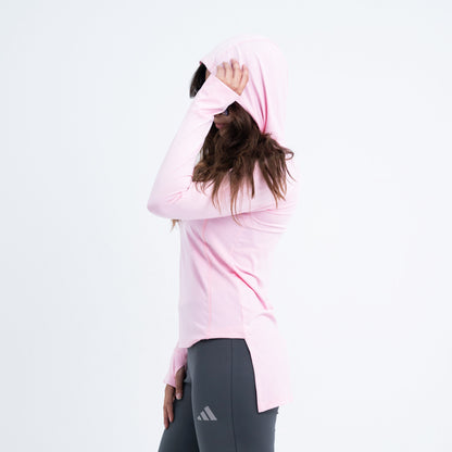 hooded long back dri-fit