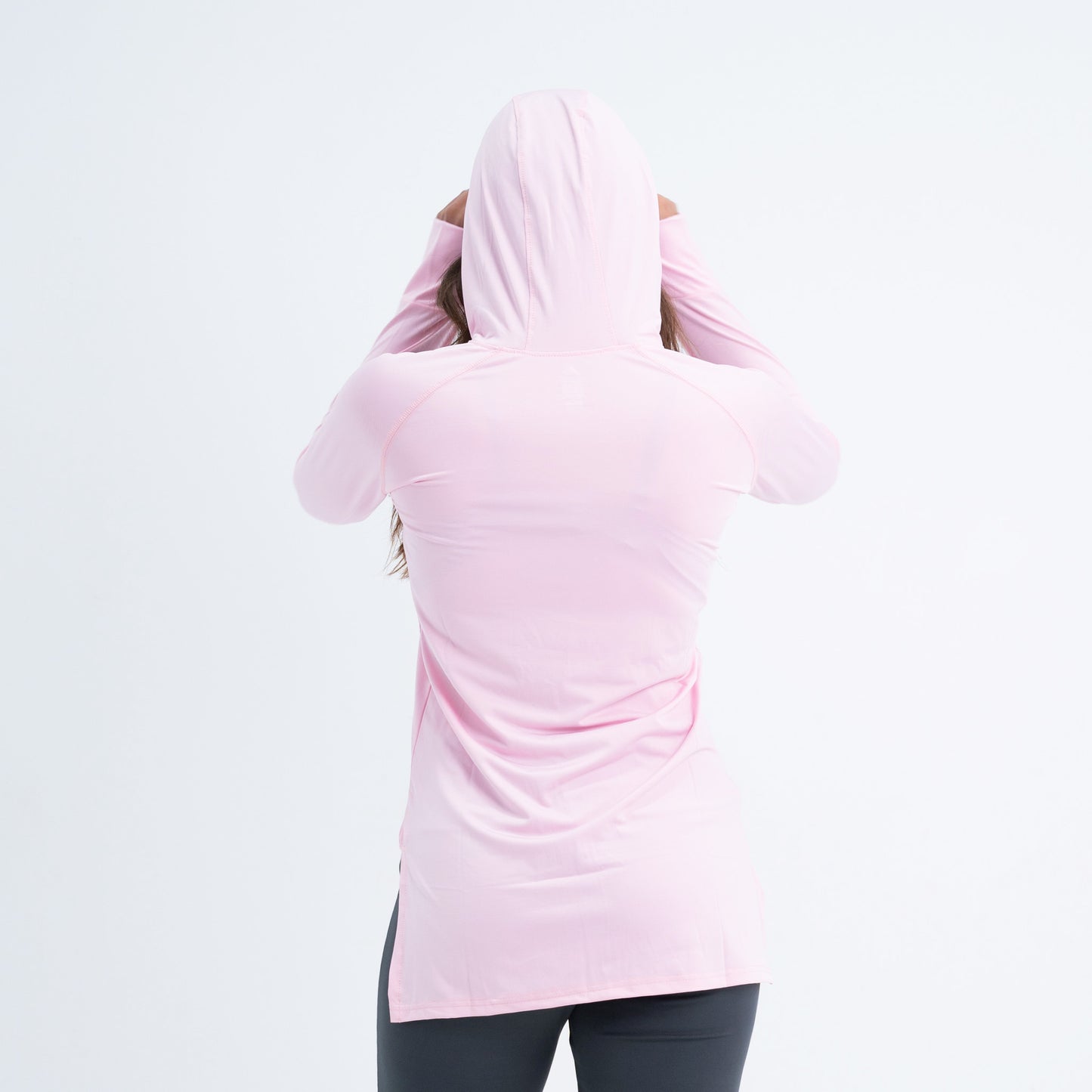 hooded long back dri-fit