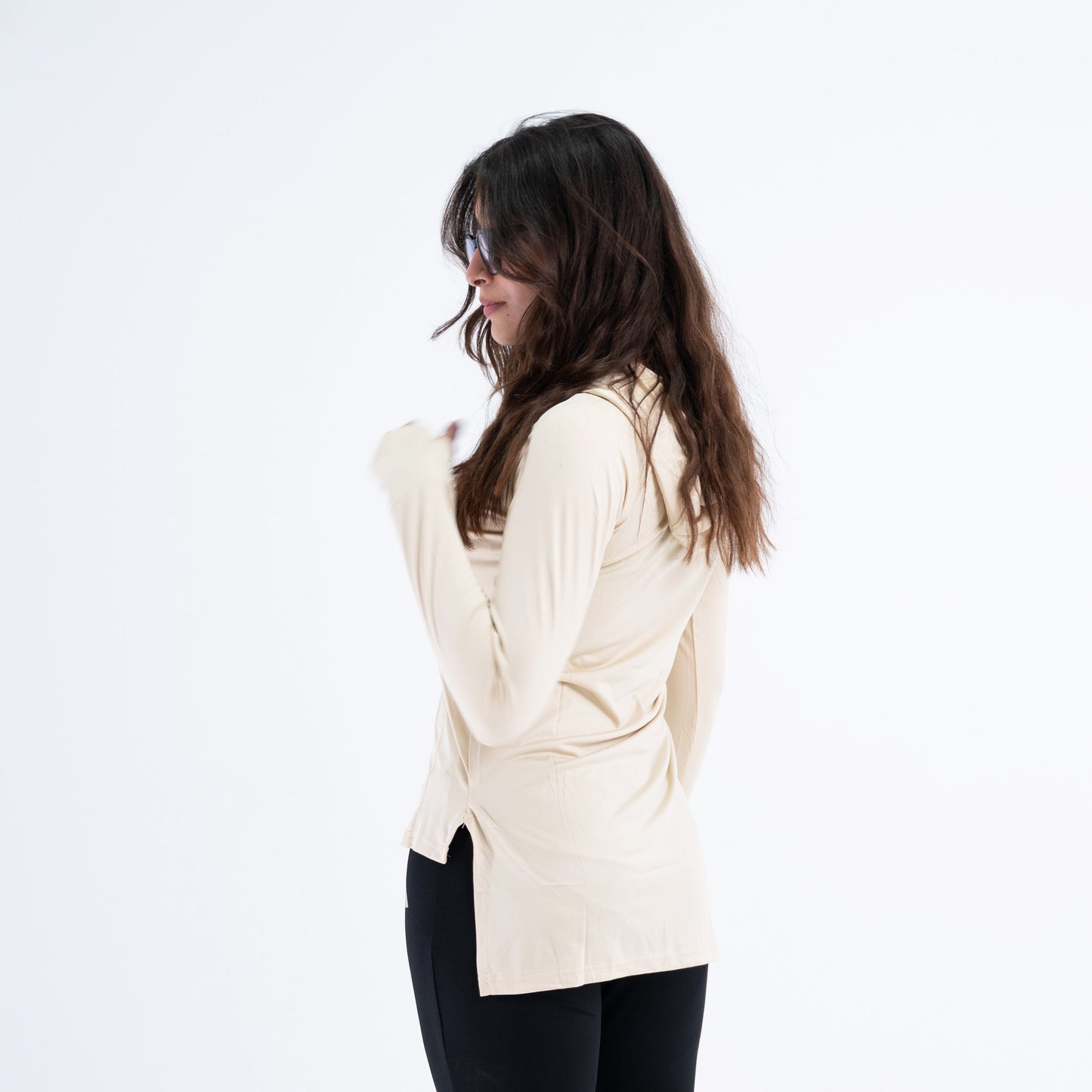 hooded long back dri-fit