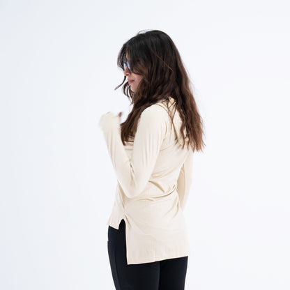 hooded long back dri-fit