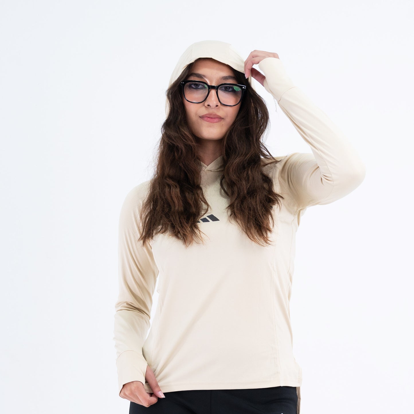 hooded long back dri-fit
