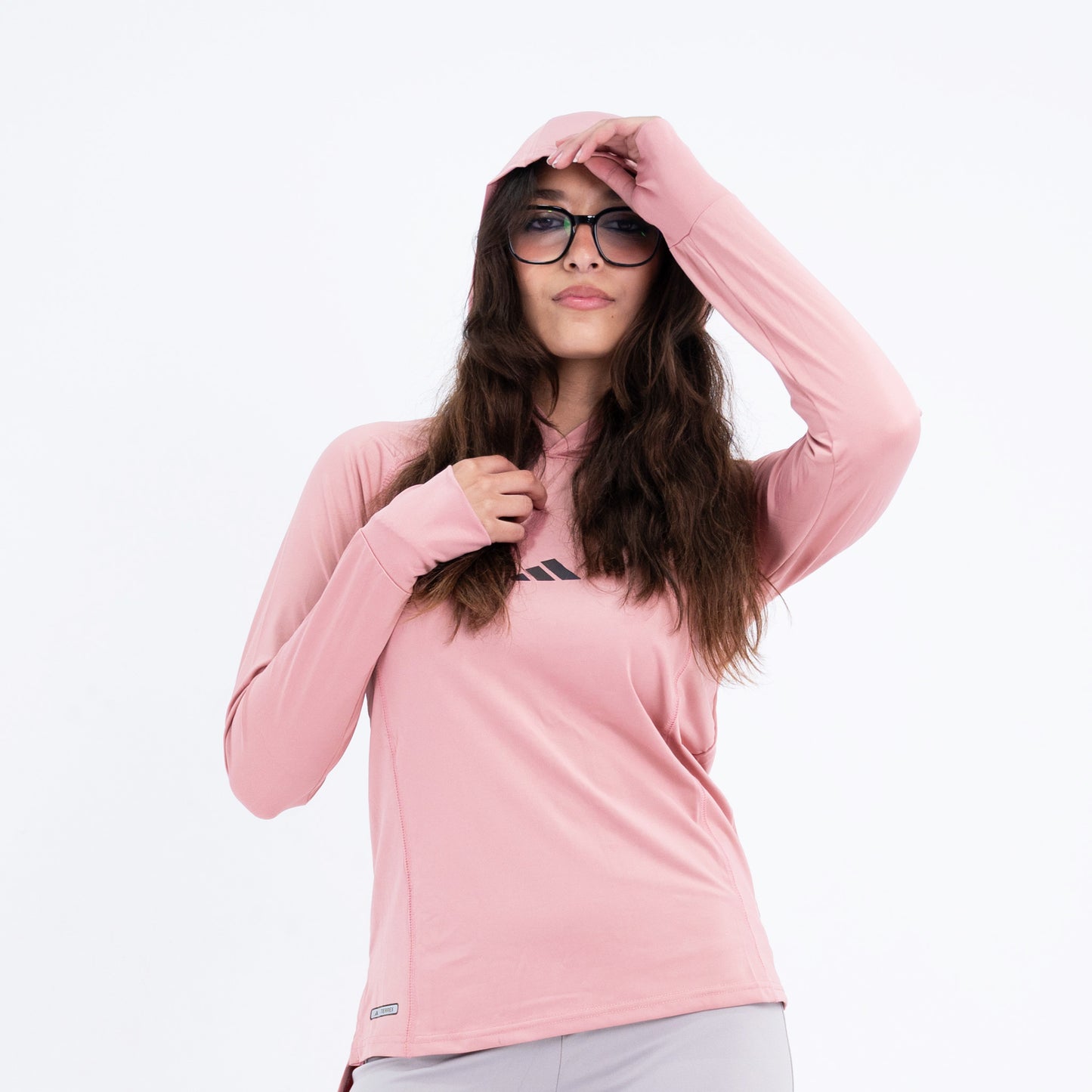 hooded long back dri-fit