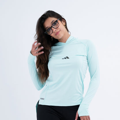 hooded long back dri-fit