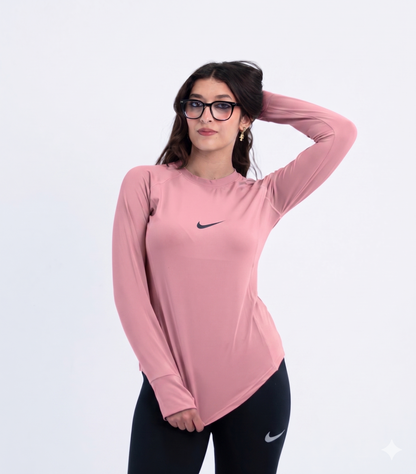 round long sleeve dri-fit
