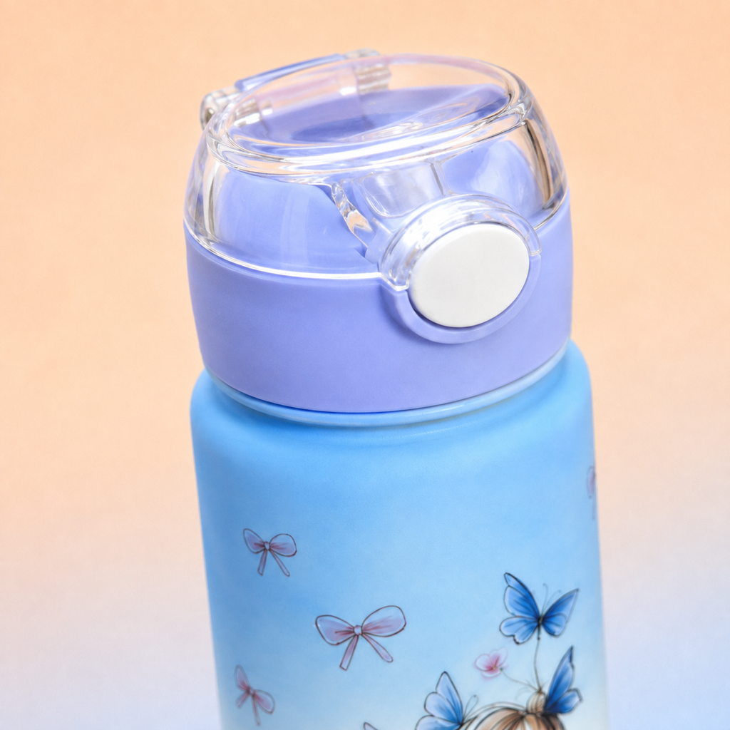 Baby Girl Shaker 800ml Baby Blue lid detail